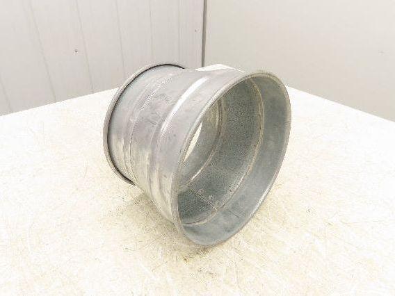 9"x 8" Galvanized Clamp Duct Reducer Dust Collector Ducting Pipe Fitting