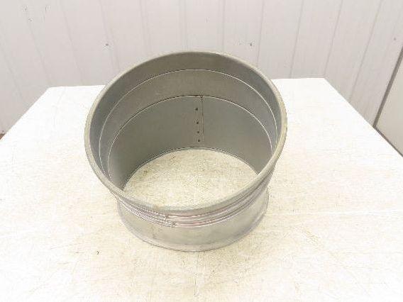 12" Galvanized Clamp Duct 30° Elbow Dust Collector Ducting Pipe Fitting