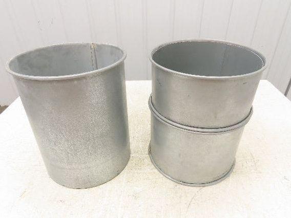 10" Galvanized Clamp Together Duct Pipe Dust Collector Ducting Lot of 3pcs