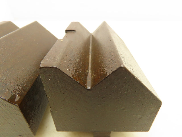 Press Brake Die 90° Double 1-5/32" V Opening 4" Long 1/2" Tang 2-5/8" W