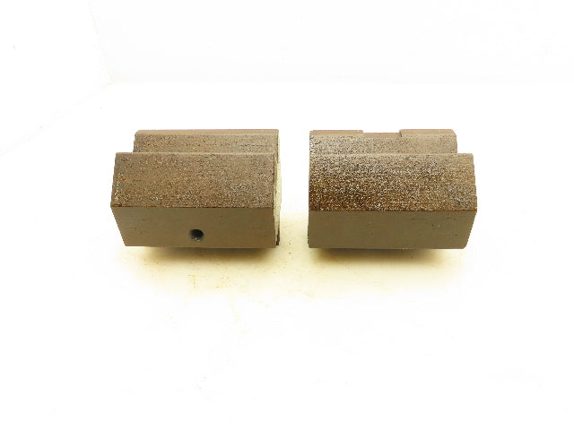 Press Brake Die 90° Double 1-5/32" V Opening 4" Long 1/2" Tang 2-5/8" W