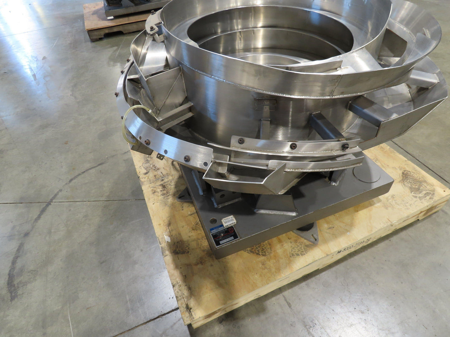 Fortville Vibratory Parts Feeder 44" Stainless Bowl  -No Vibrator