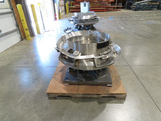 Fortville Feeders Vibratory Parts Feeder 44" Stainless Bowl 120V