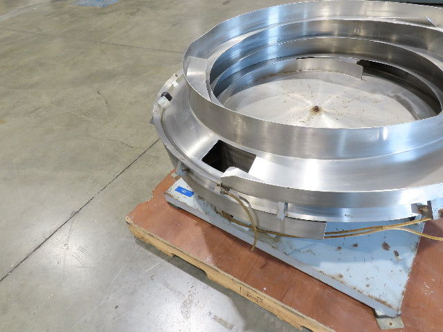 Vibratory Parts Feeder 46" Stainless Bowl 120V