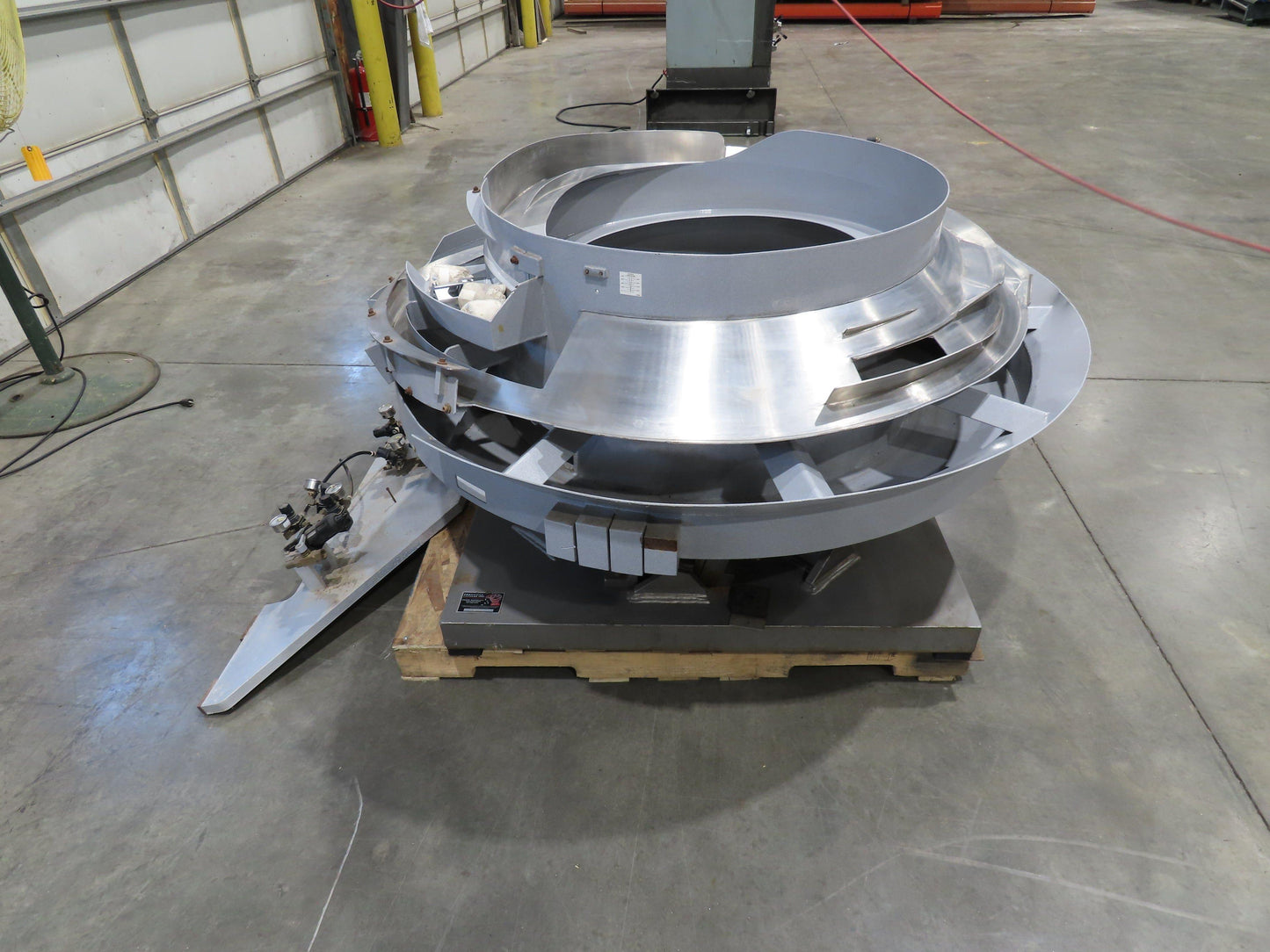 Fortville Feeders Vibratory Parts Feeder 60" Stainless Bowl