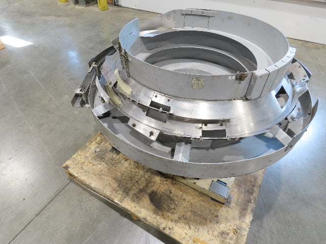 Fortville Feeders Vibratory Parts Feeder 48" Stainless Bowl