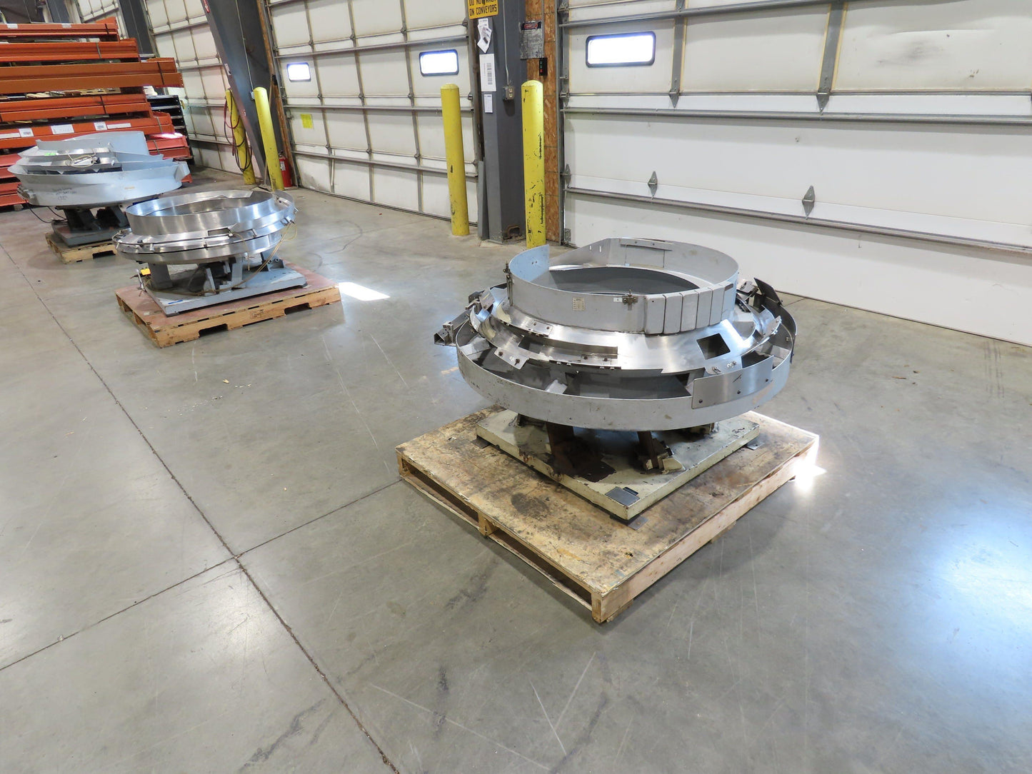 Fortville Feeders Vibratory Parts Feeder 48" Stainless Bowl