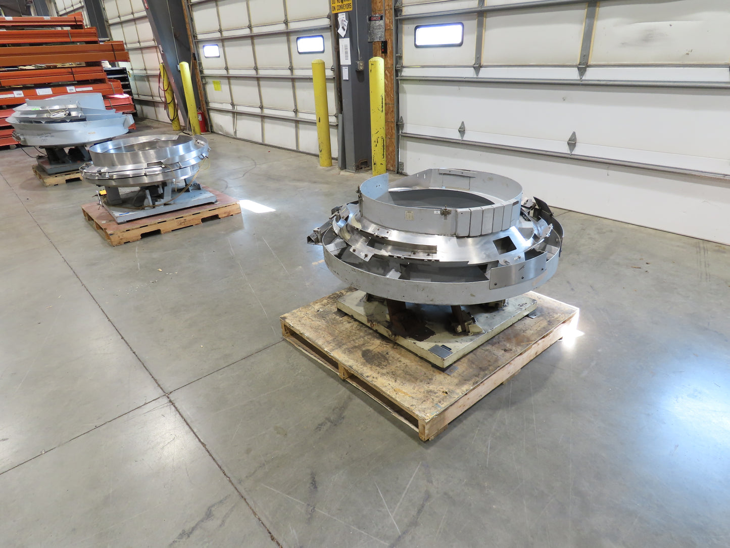 Fortville Feeders Vibratory Parts Feeder 48" Stainless Bowl