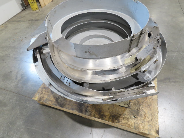 Fortville Feeders Vibratory Parts Feeder 48" Stainless Bowl