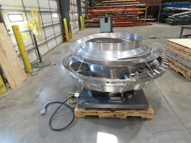 United Toolers Vibratory Parts Feeder 66" Stainless Bowl 115V