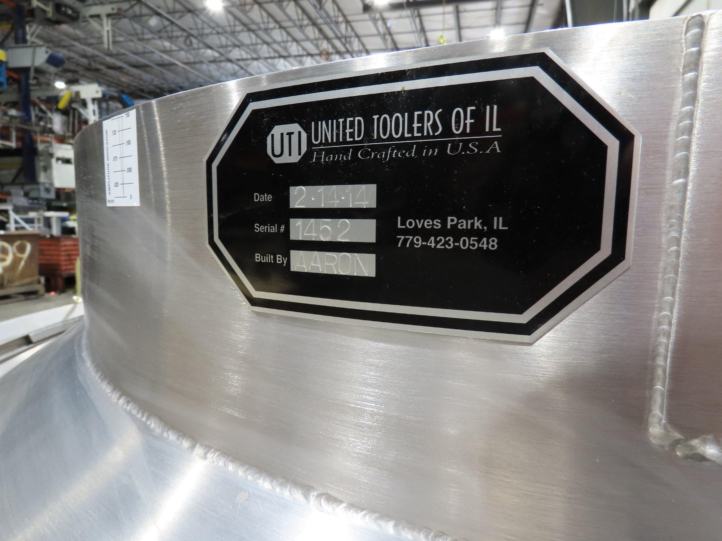 United Toolers Vibratory Parts Feeder 66" Stainless Bowl 115V