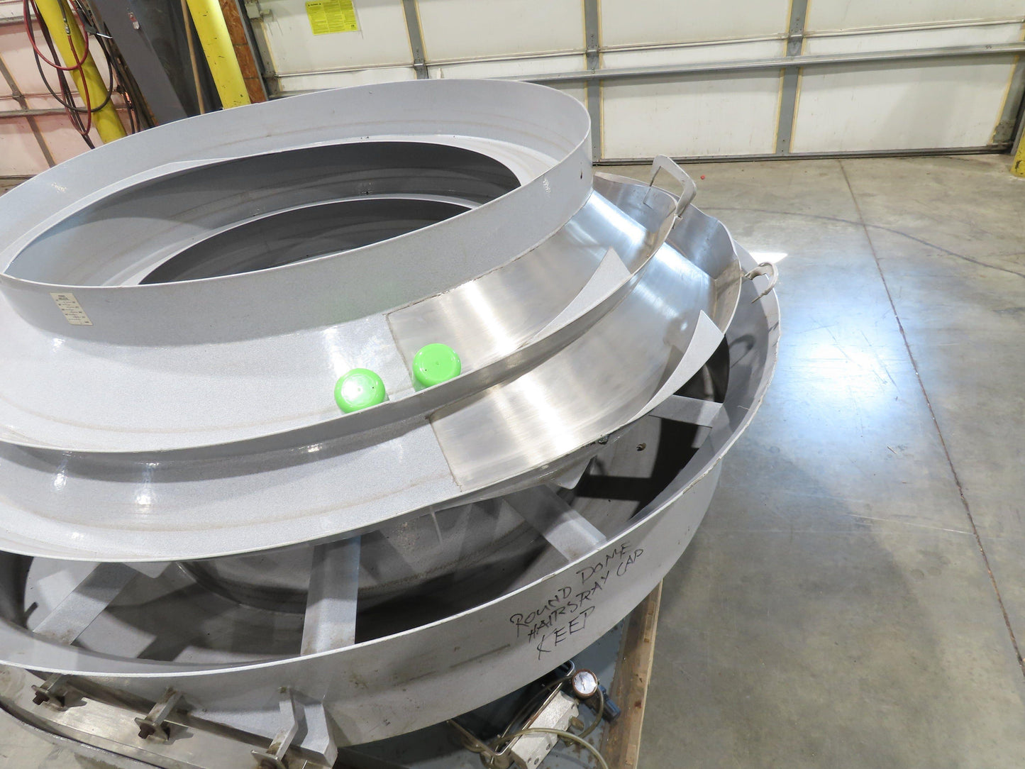 Fortville Feeders Vibratory Parts Feeder 60" Stainless Bowl 115V