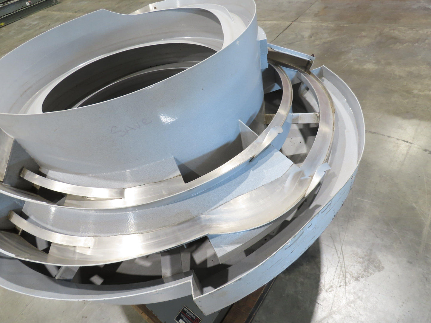 Fortville Feeders Vibratory Parts Feeder 60" Stainless Bowl 115V