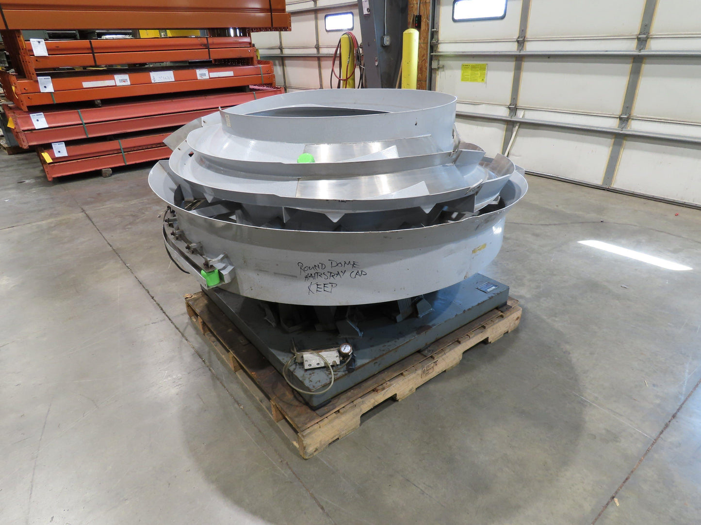 Fortville Feeders Vibratory Parts Feeder 60" Stainless Bowl 115V