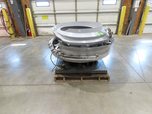 Fortville Feeders Vibratory Parts Feeder 60" Stainless Bowl 115V