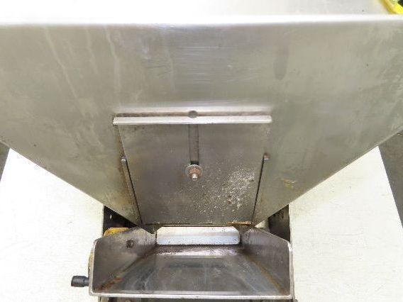 Haumiller Pneumatic Vibratory Parts Feeder Bin 24x24" Stainless Hopper