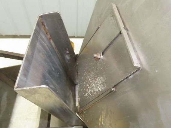 Haumiller Pneumatic Vibratory Parts Feeder Bin 24x24" Stainless Hopper