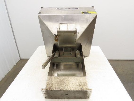 Haumiller Pneumatic Vibratory Parts Feeder Bin 24x24" Stainless Hopper