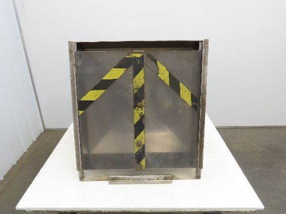 Haumiller Pneumatic Vibratory Parts Feeder Bin 24x24" Stainless Hopper