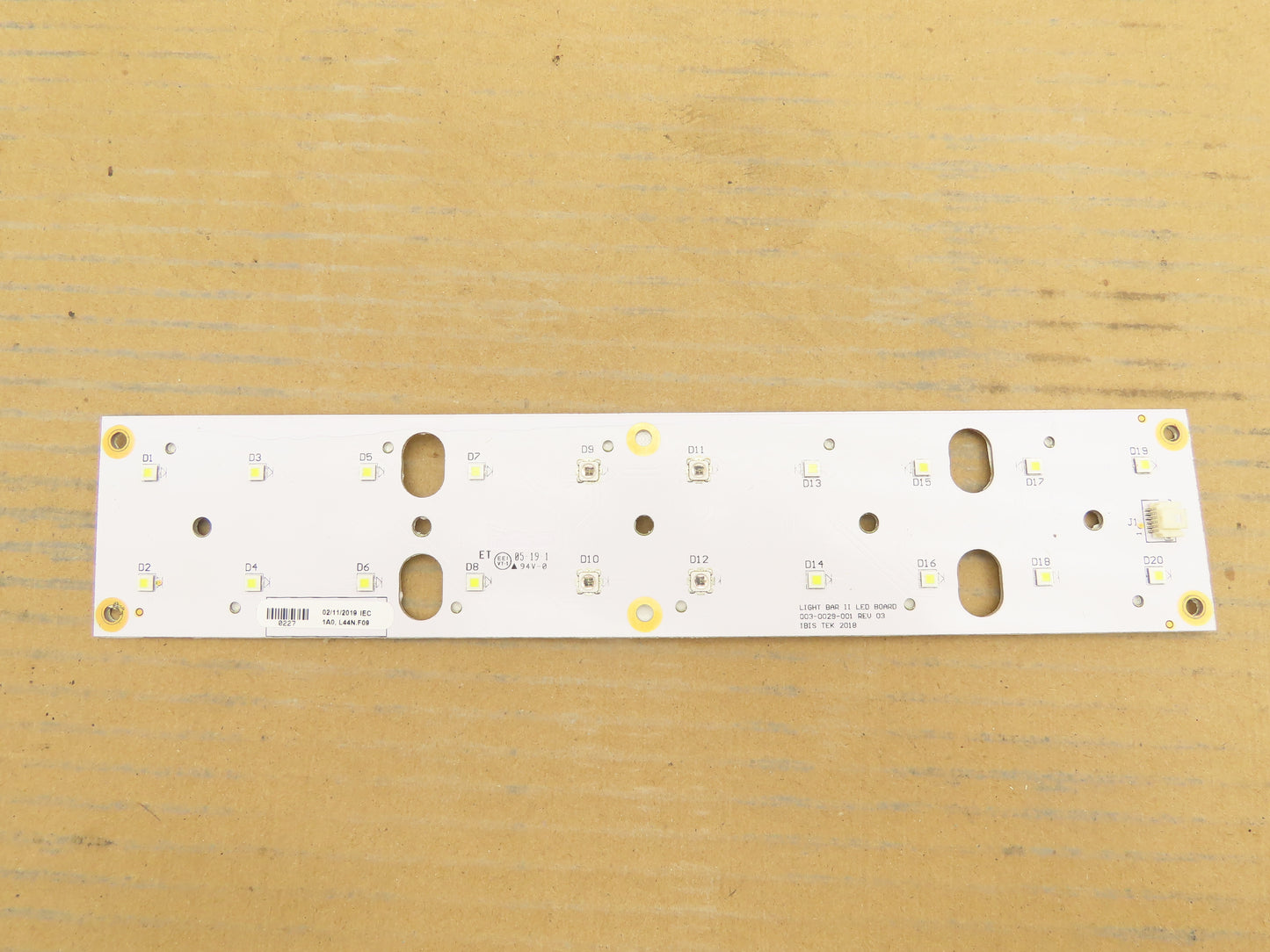 IBIS TEK 003-0029-001 PLC LED Light Bar II Circuit Board
