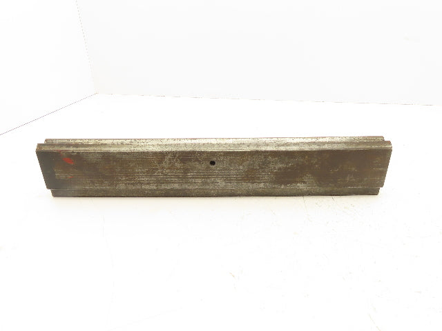 Press Brake Die 19-1/4" Long 90° V 1/2" Tang 1-7/32" W 2-3/4" H 5/8x5/16" V