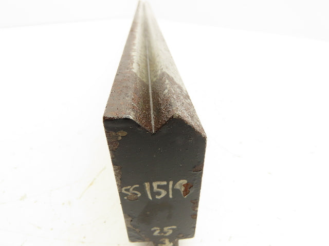 Press Brake Die 25" Long 90° V Offset 1/2" Tang 1-7/32" W 2-3/4" H