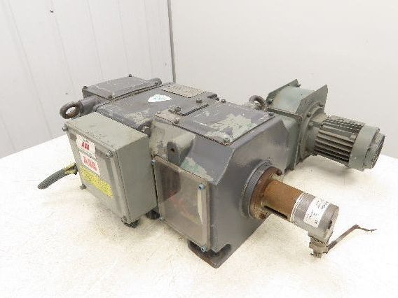 ABB DMP 132-4 S 500V DC Electric Motor 36Hp 26.8kW 61A 2480 RPM w/Fan Unit