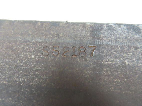 Press Brake Die 50-3/8" Long 145°V 1/2" Tang 1-7/8" Wide 2-13/16" H