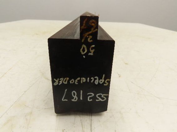 Press Brake Die 50-3/8" Long 145°V 1/2" Tang 1-7/8" Wide 2-13/16" H