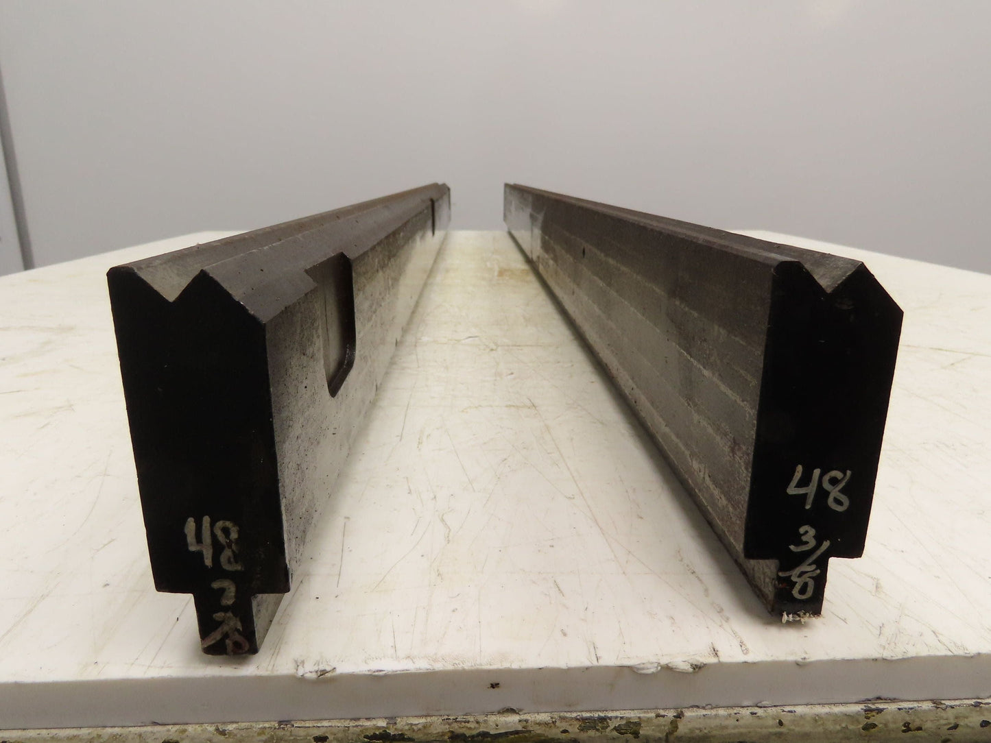 Press Brake Die Punch Set 48-1/4" Long 90° V 1-5/32" W 2-3/4" H 15/32x1/4" V