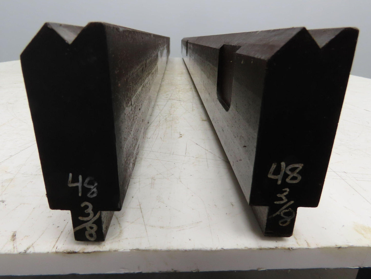 Press Brake Die Punch Set 48-1/4" Long 90° V 1-5/32" W 2-3/4" H 15/32x1/4" V