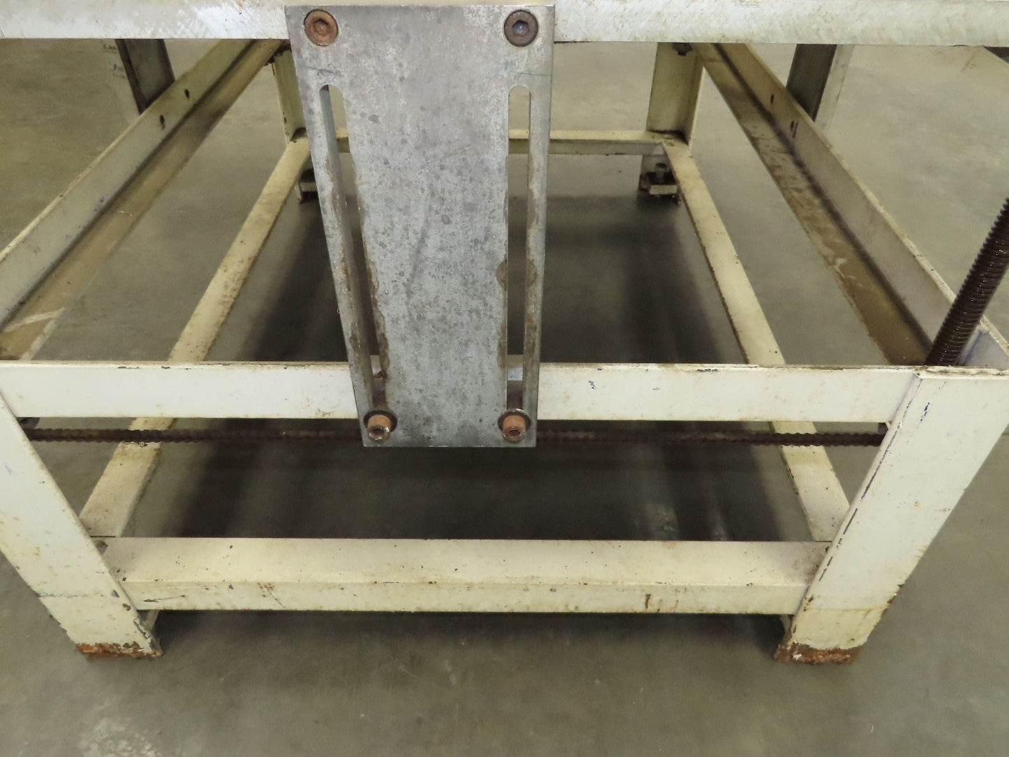 1" Aluminum Top Steel Base Work Bench Table 54"x 40"x 21-32"Adjustable Height