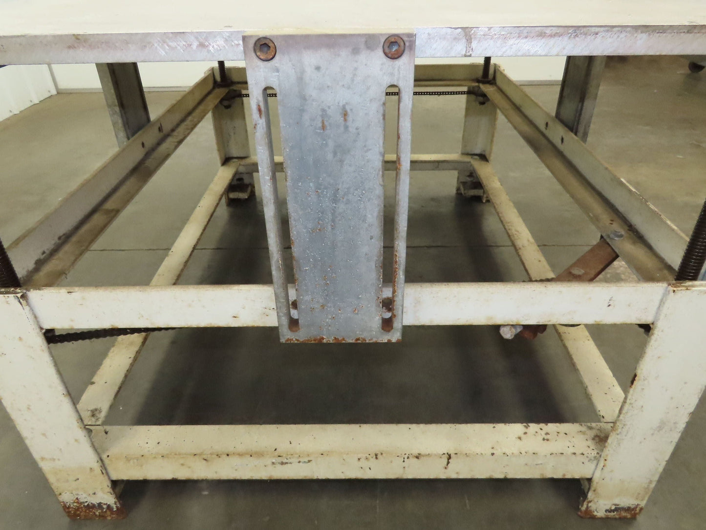 1" Aluminum Top Steel Base Work Bench Table 54"x 40"x 21-32"Adjustable Height