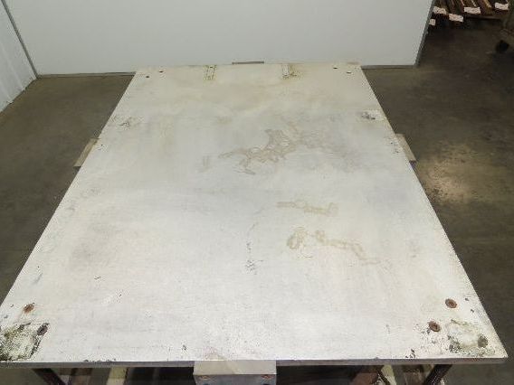 1" Aluminum Top Steel Base Work Bench Table 54"x 40"x 21-32"Adjustable Height