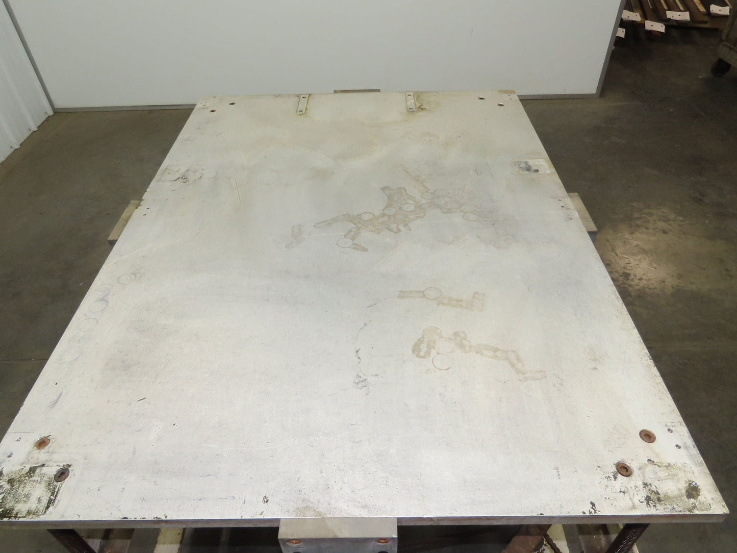 1" Aluminum Top Steel Base Work Bench Table 54"x 40"x 21-32"Adjustable Height