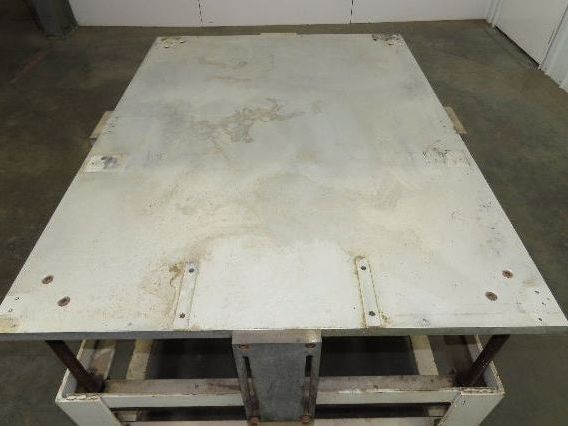 1" Aluminum Top Steel Base Work Bench Table 54"x 40"x 21-32"Adjustable Height