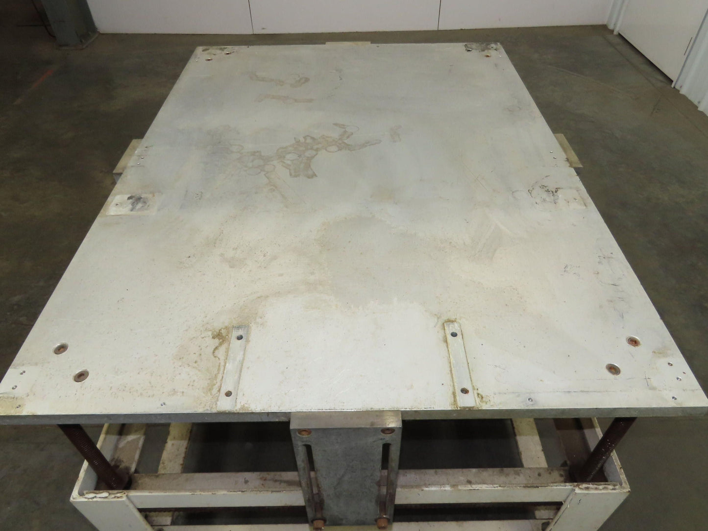 1" Aluminum Top Steel Base Work Bench Table 54"x 40"x 21-32"Adjustable Height