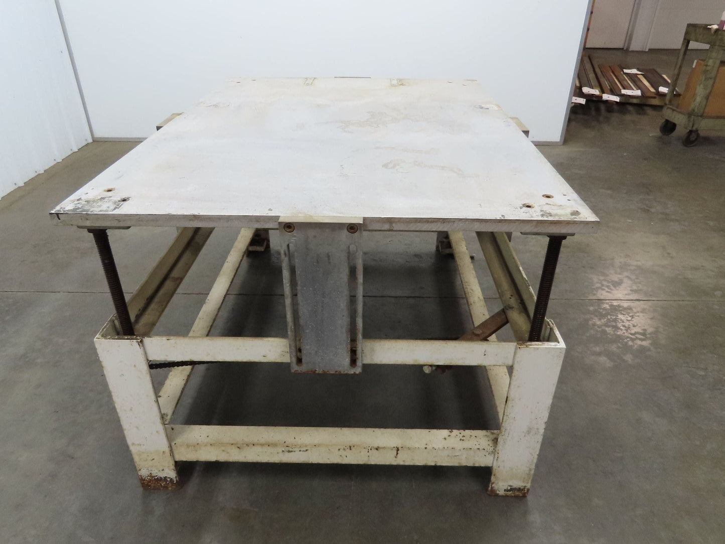 1" Aluminum Top Steel Base Work Bench Table 54"x 40"x 21-32"Adjustable Height