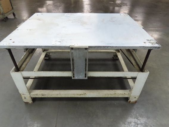 1" Aluminum Top Steel Base Work Bench Table 54"x 40"x 21-32"Adjustable Height