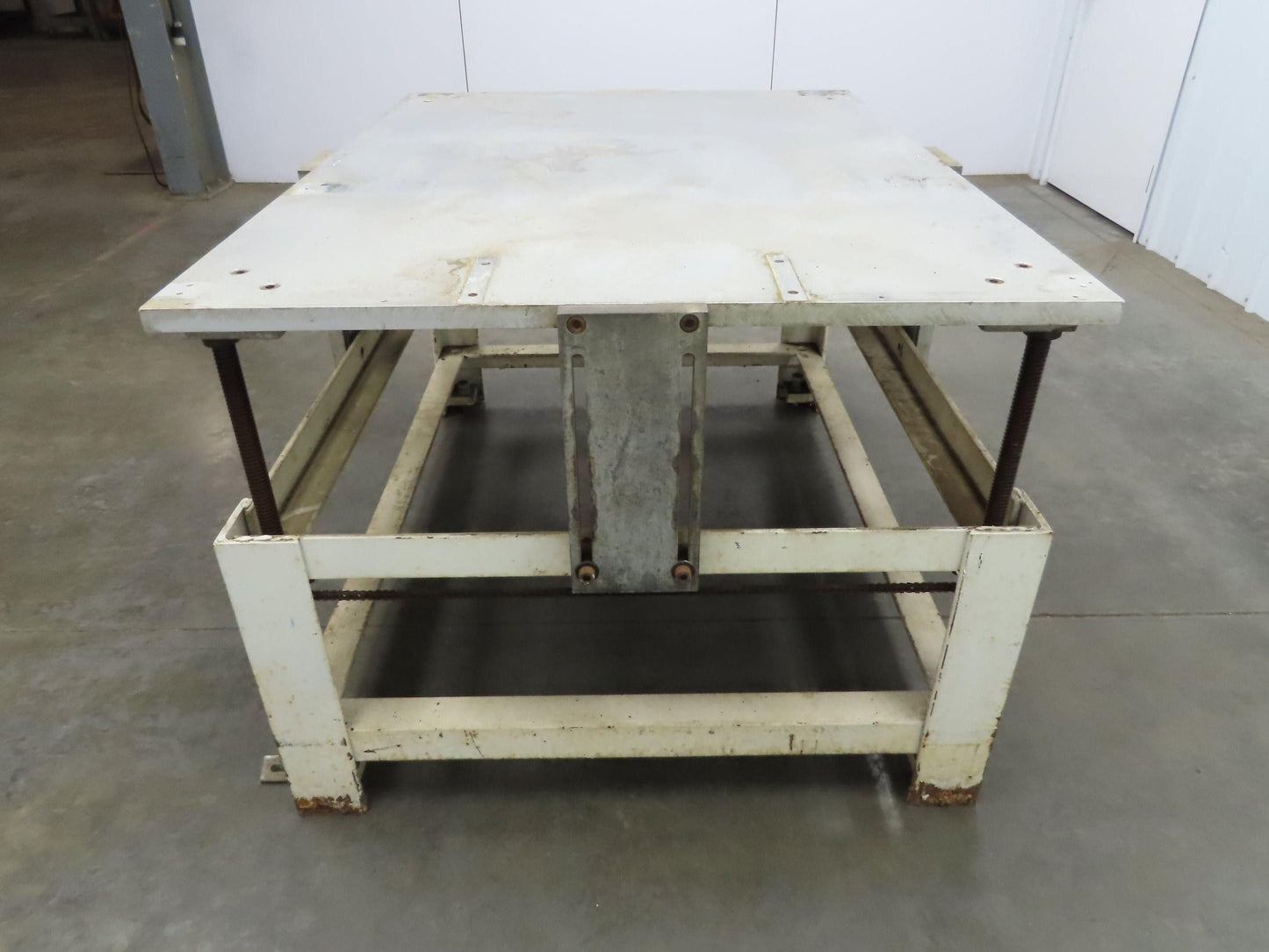 1" Aluminum Top Steel Base Work Bench Table 54"x 40"x 21-32"Adjustable Height