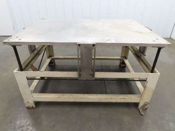 1" Aluminum Top Steel Base Work Bench Table 54"x 40"x 21-32"Adjustable Height