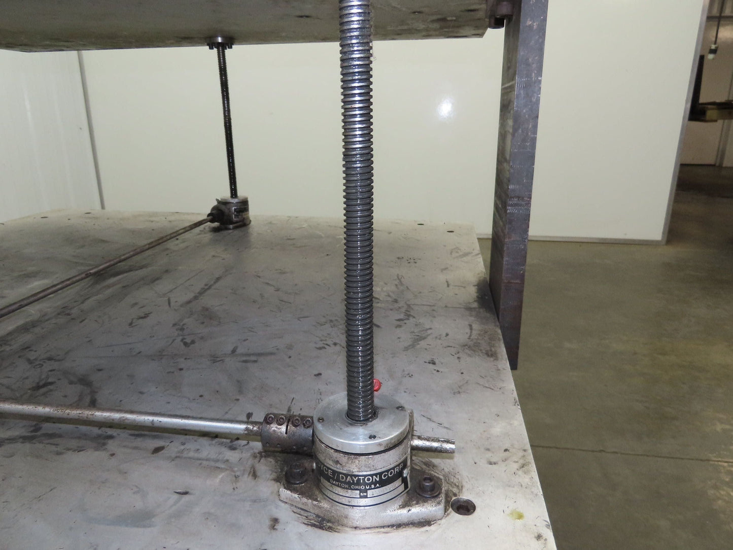 1" Aluminum Top Steel Base Work Bench Table 40"x40" x 25-36"Adjustable Height
