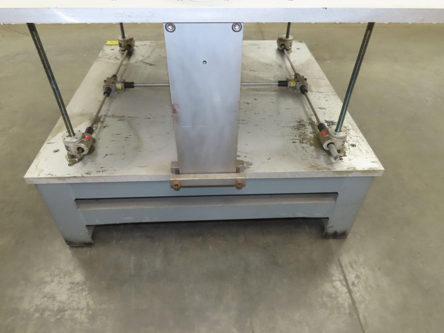 1" Aluminum Top Steel Base Work Bench Table 43"x45" x 18-30"Adjustable Height