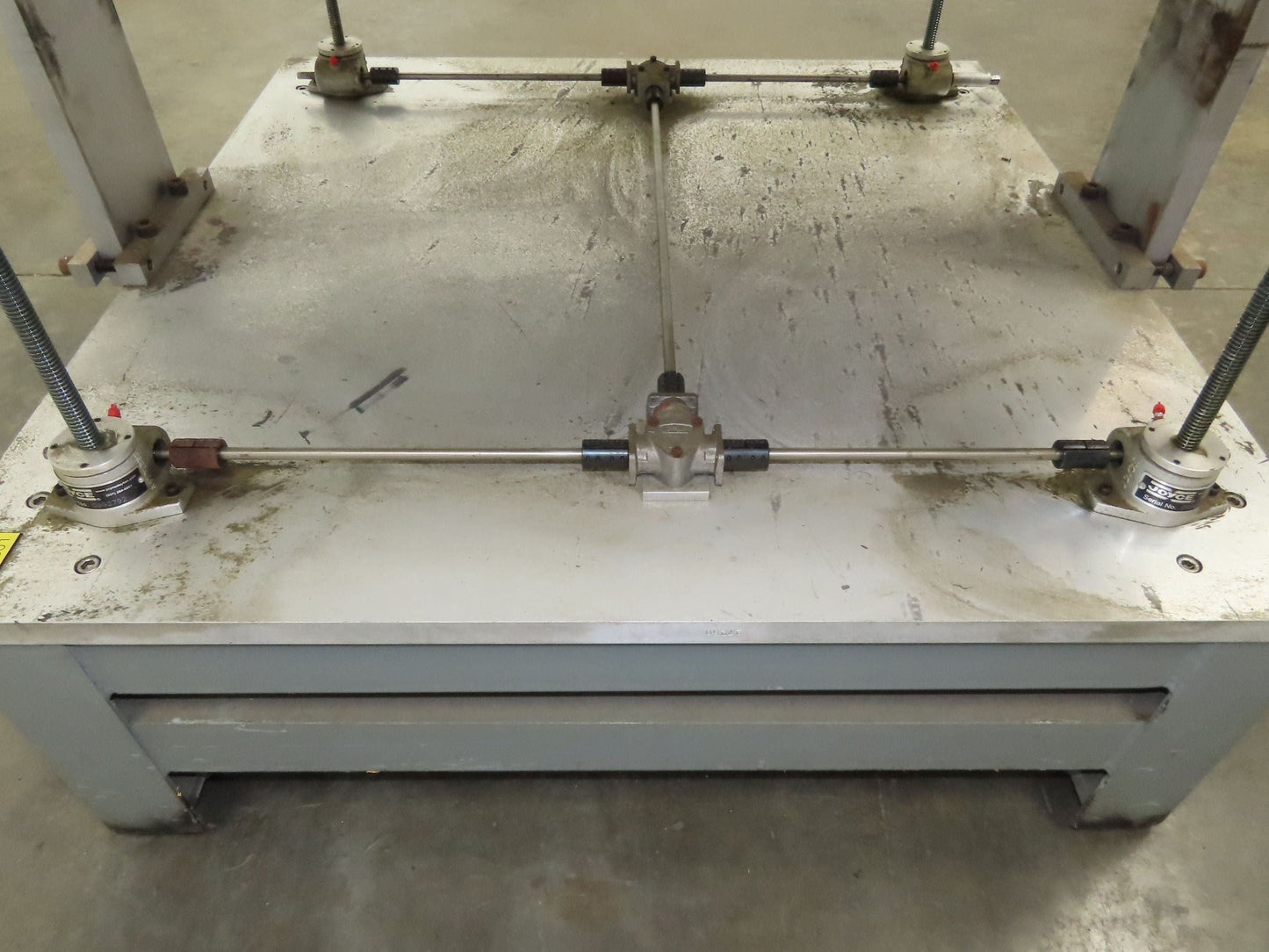 1" Aluminum Top Steel Base Work Bench Table 43"x45" x 18-30"Adjustable Height