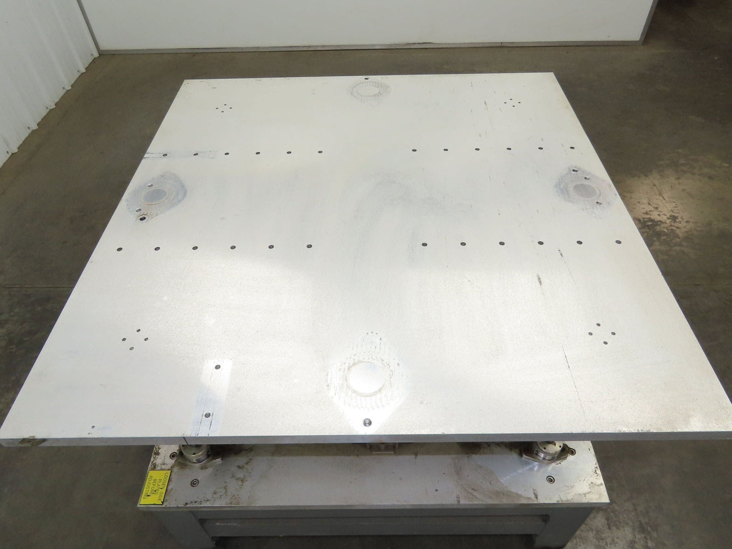 1" Aluminum Top Steel Base Work Bench Table 43"x45" x 18-30"Adjustable Height