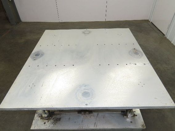 1" Aluminum Top Steel Base Work Bench Table 43"x45" x 18-30"Adjustable Height