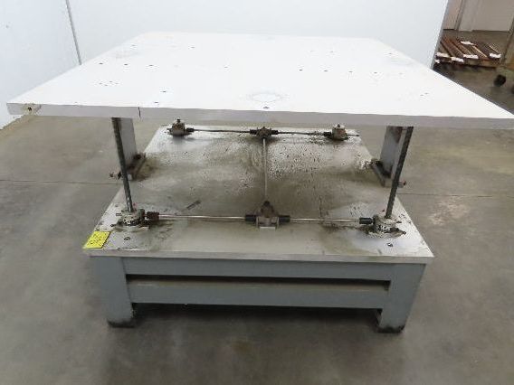 1" Aluminum Top Steel Base Work Bench Table 43"x45" x 18-30"Adjustable Height