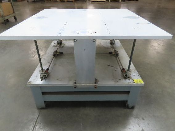 1" Aluminum Top Steel Base Work Bench Table 43"x45" x 18-30"Adjustable Height