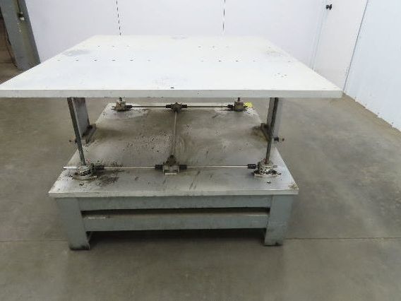 1" Aluminum Top Steel Base Work Bench Table 43"x45" x 18-30"Adjustable Height