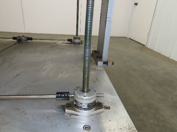 1" Aluminum Top Steel Base Work Bench Table 43"x45" x 18-30"Adjustable Height